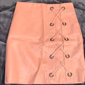 Pink skirt